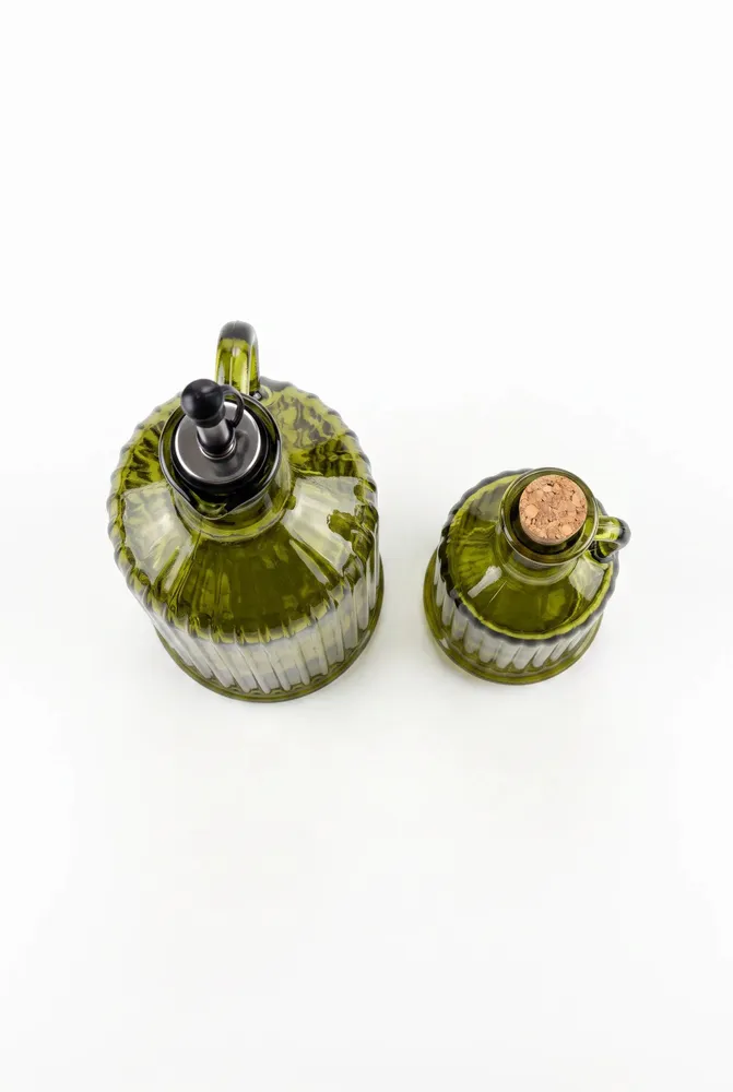 Carafes - The Olive Oil Bottle N°025 - Olive Green - BAZAR BIZAR LIVING