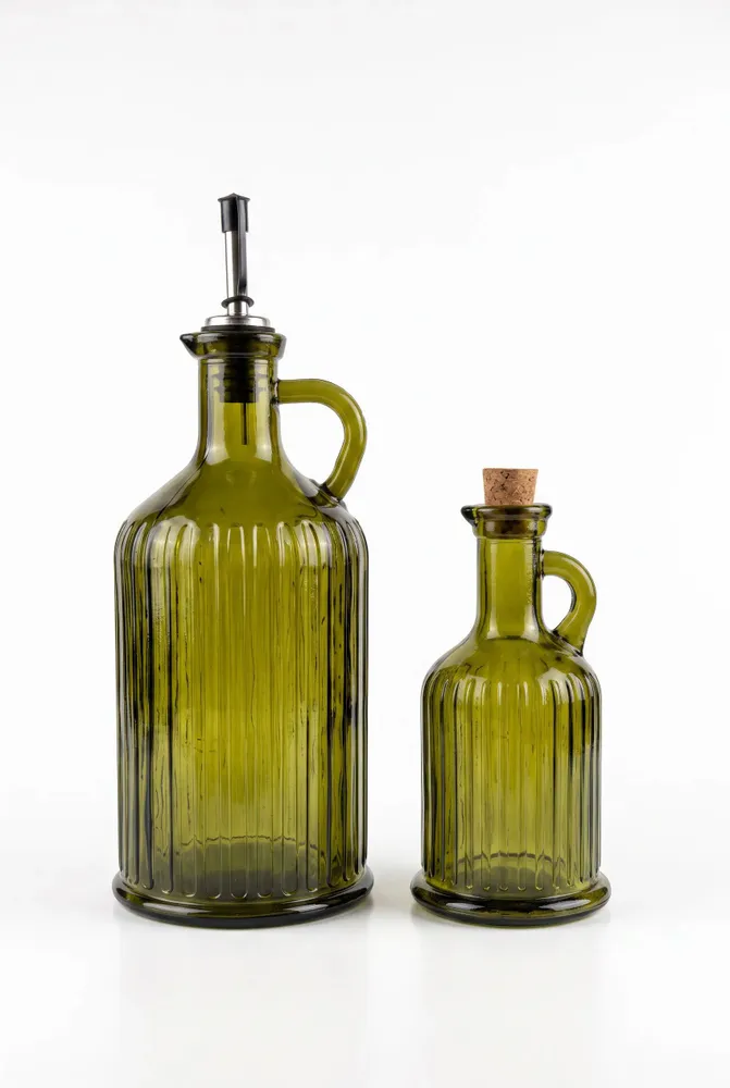 Carafes - The Olive Oil Bottle N°025 - Olive Green - BAZAR BIZAR LIVING