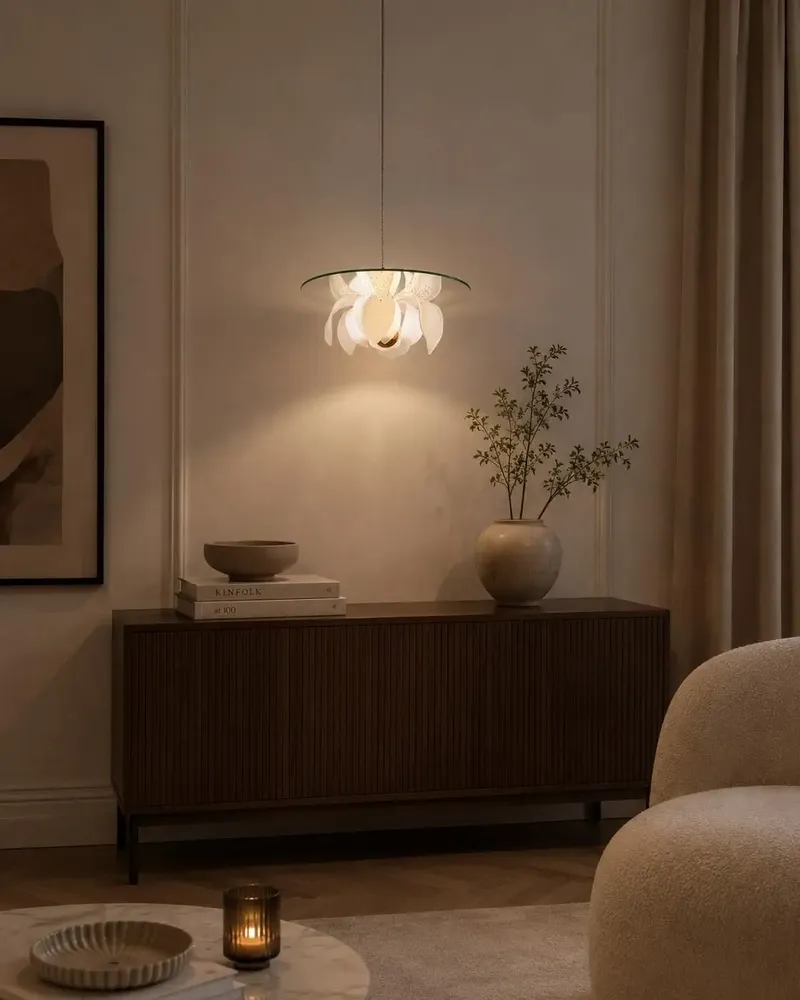 Ceiling lights - Lotus pendant lamp - ANCA FETCU STUDIO