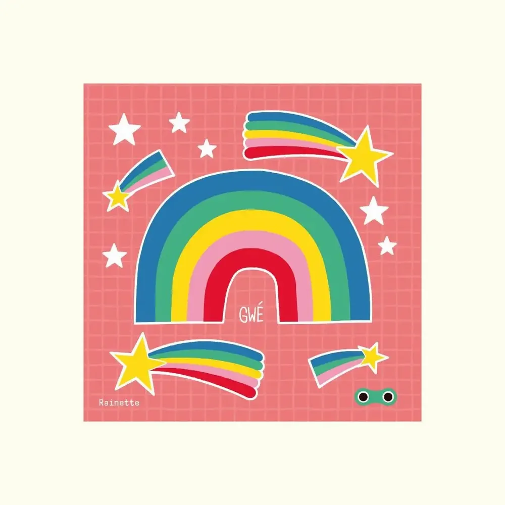 Accessoires enfants - Autocollants réfléchissants - Petites planches - RAINETTE
