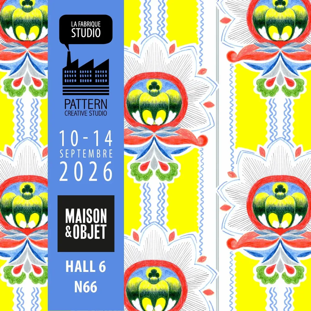 Textile and surface design - PATTERN DESIGN - LA FABRIQUE DESIGN TEXTILE