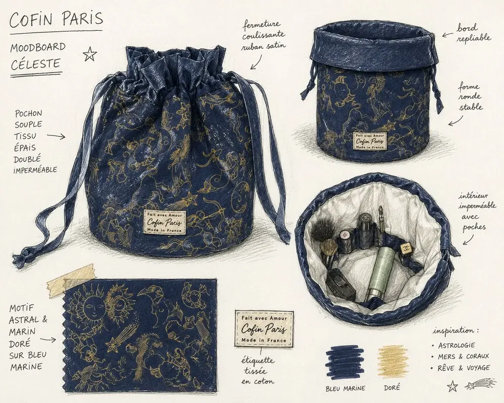 Accessoires de voyage - LA PANIER CÉLESTE - COFIN PARIS