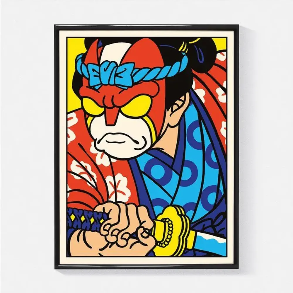 Poster - Print "Justice-Kun" (Size 30x40cm or A4) - YEAAAH! STUDIO