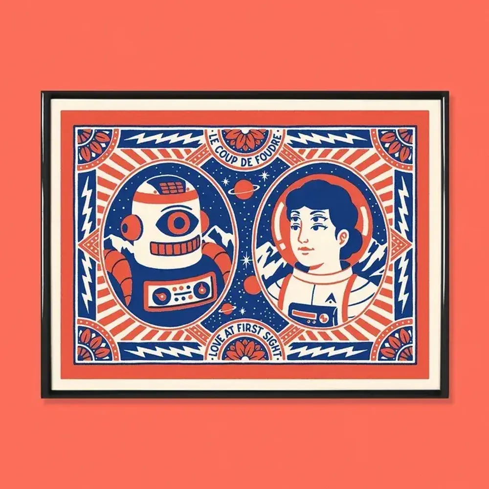 Affiches - Affiche "Love" (Format 40x30cm) - YEAAAH! STUDIO
