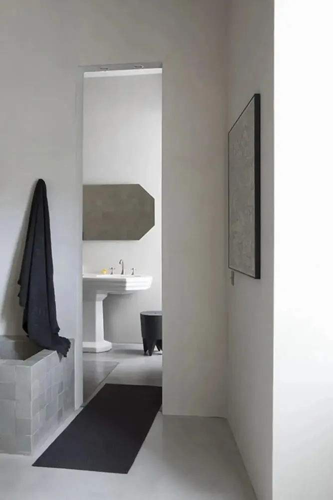 Bath towels - Zoé Bath Towel Carbone 70 X 140 - MAISON VIVARAISE - SDE VIVARAISE WINKLER