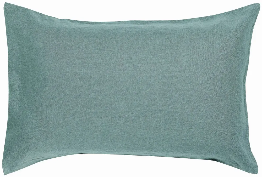 Bed linens - Zeff Pillowcase Vert de gris 50 X 75 - MAISON VIVARAISE - SDE VIVARAISE WINKLER