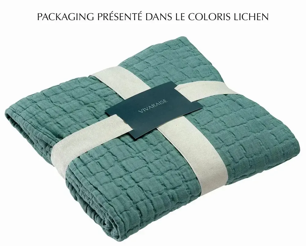 Bed linens - Swami Bed Throw Curry 180 X 260 - MAISON VIVARAISE - SDE VIVARAISE WINKLER