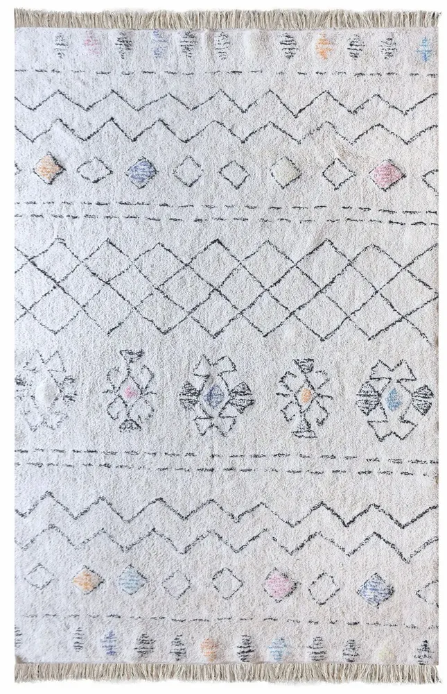 Tapis - Tapis Seabert Ivoire/Multi 160 X 230 - MAISON VIVARAISE - SDE VIVARAISE WINKLER