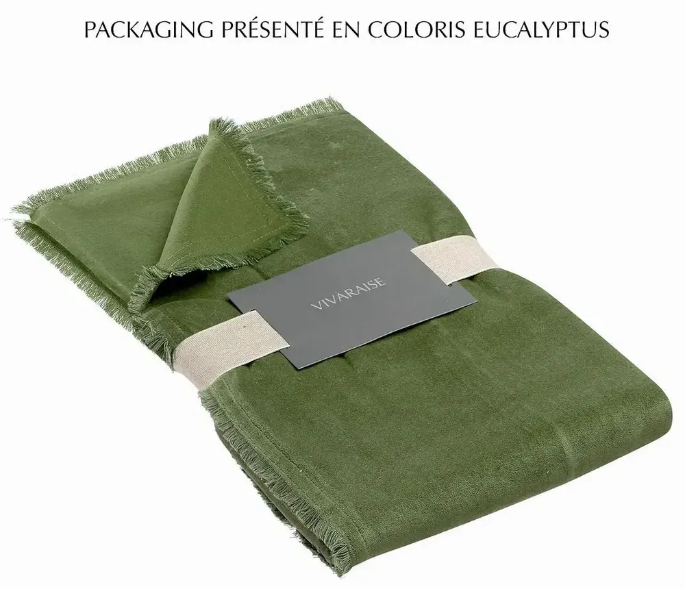Bed linens - Fara Duvet Curry 85 X 200 - MAISON VIVARAISE - SDE VIVARAISE WINKLER