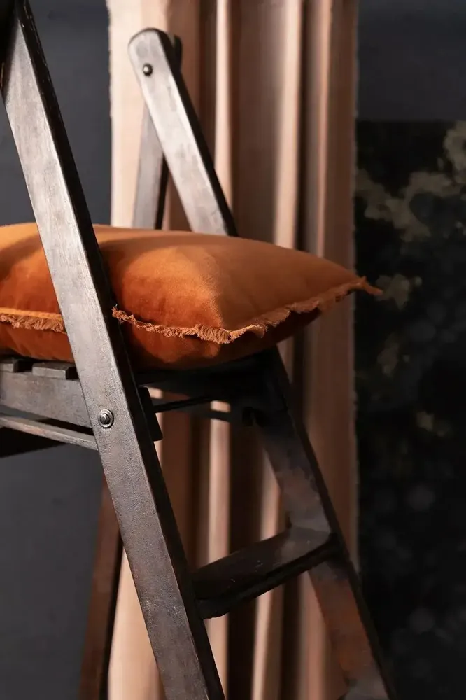 Cushions - Plain Cushion Fara Caramel 40 X 65 - MAISON VIVARAISE - SDE VIVARAISE WINKLER