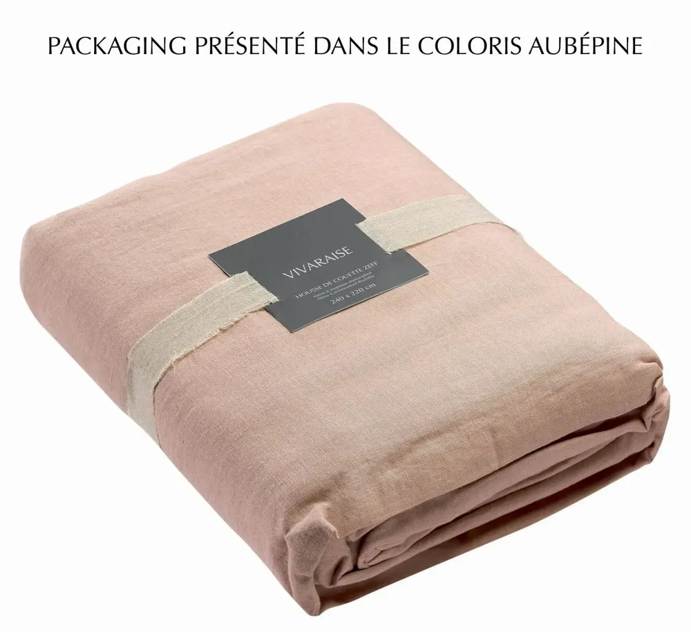 Linge de lit - Housse de couette Zeff Tonnerre 240 x 220 - MAISON VIVARAISE - SDE VIVARAISE WINKLER