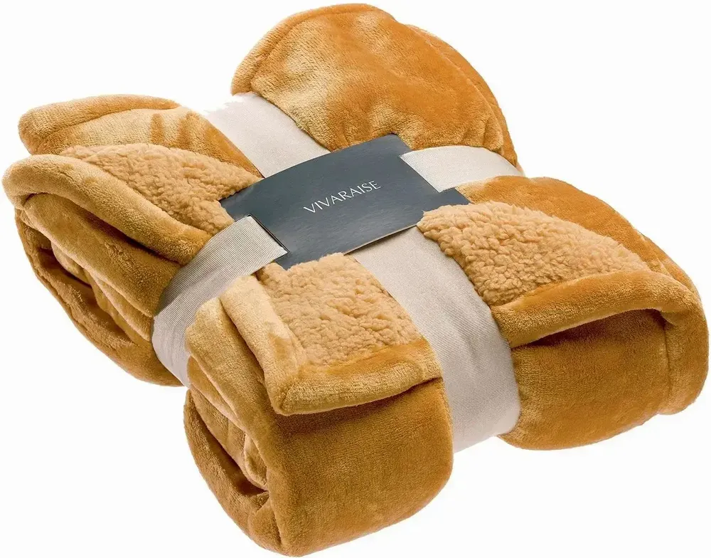 Bed linens - Michka Bed Throw Neige 220 X 240 - MAISON VIVARAISE - SDE VIVARAISE WINKLER