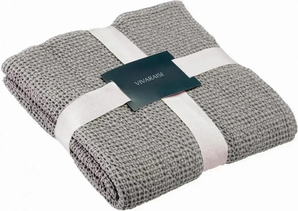 Linge de lit - Jeté Maia Pétale 260 x 260 - MAISON VIVARAISE - SDE VIVARAISE WINKLER