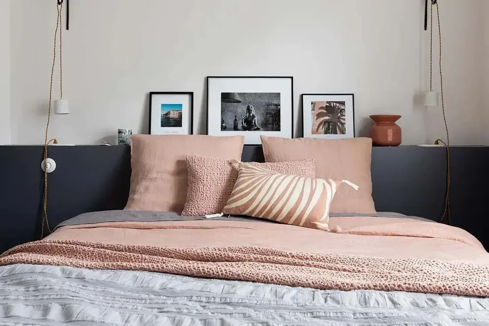 Bed linens - Duvet Cover Stonewashed Zeff Aubepine 140 X 200 - MAISON VIVARAISE - SDE VIVARAISE WINKLER