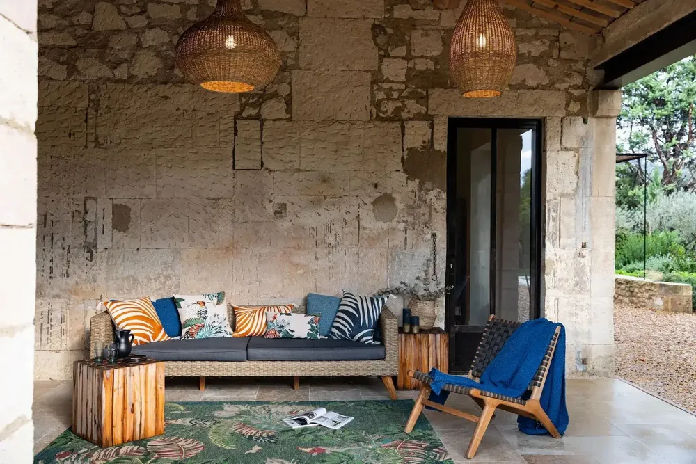 Plaids - Plaid Tana Touareg 140 x 200 - MAISON VIVARAISE - SDE VIVARAISE WINKLER