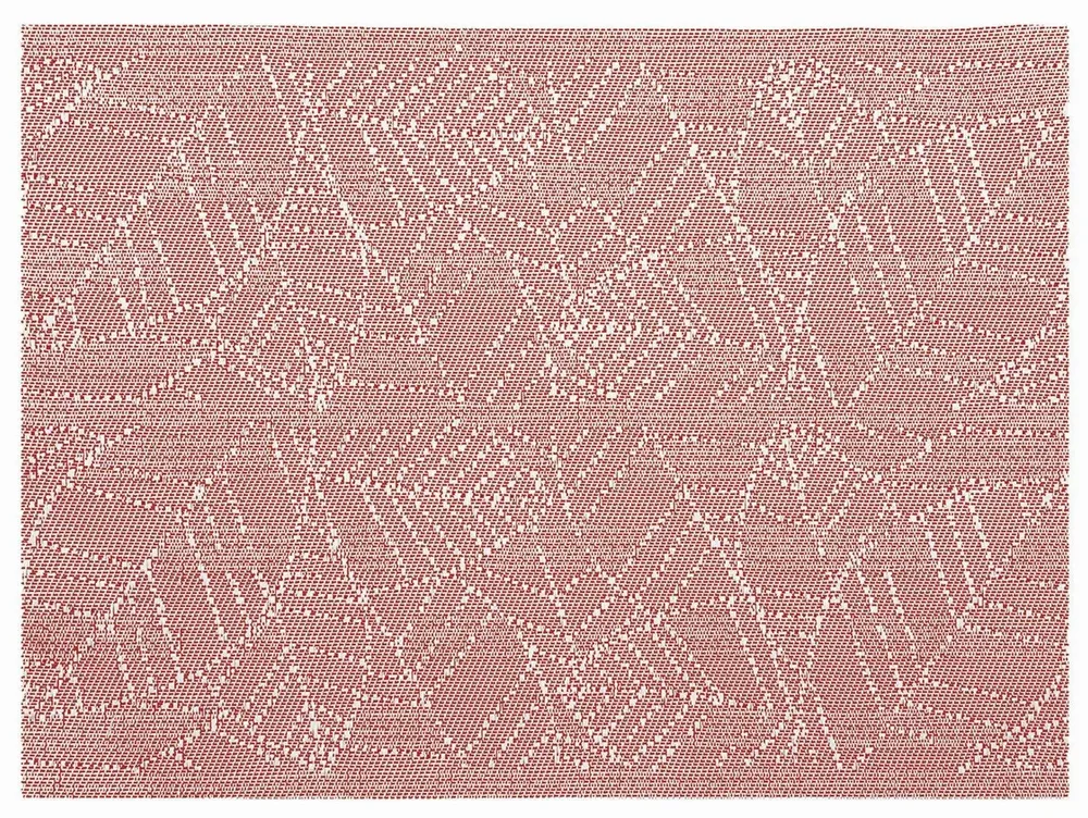 Nappes - Set de table Gena Rouge 33 x 45 - MAISON VIVARAISE - SDE VIVARAISE WINKLER