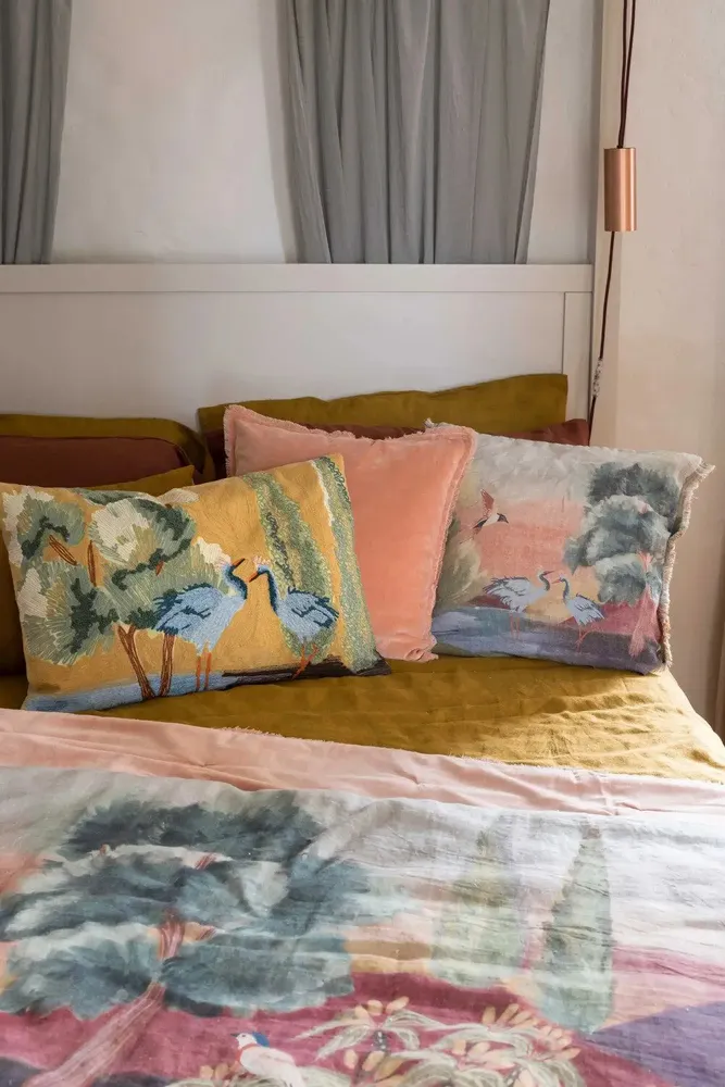 Bed linens - Zeff Pillowcase Bronze 65 X 65 - MAISON VIVARAISE - SDE VIVARAISE WINKLER