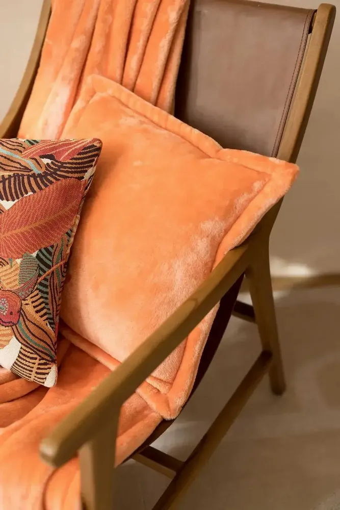 Coussins - Coussin Tender Papaye 50 x 50 - MAISON VIVARAISE - SDE VIVARAISE WINKLER