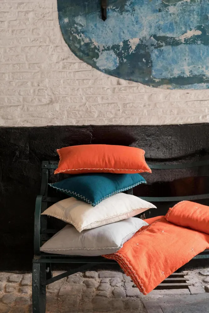 Cushions - Cushion Nala Perle 30 X 50 - MAISON VIVARAISE - SDE VIVARAISE WINKLER