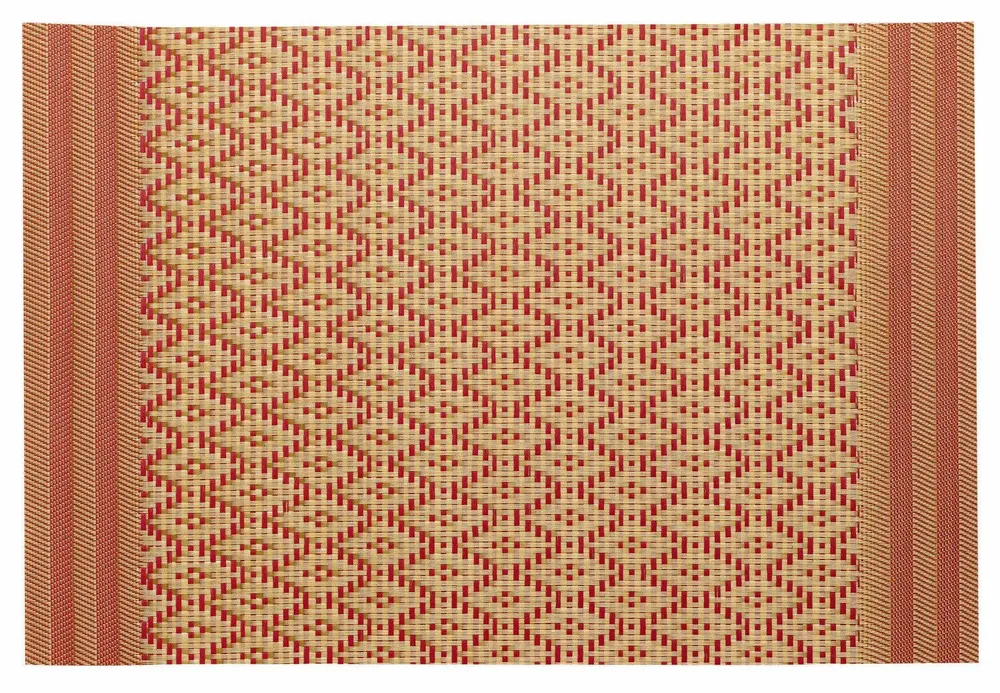 Table cloths - Kadra Placemat Set Rouge/Or 33 X 45 - MAISON VIVARAISE - SDE VIVARAISE WINKLER