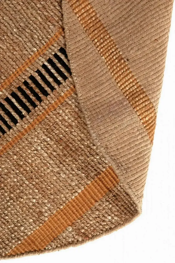 Tapis - Tapis Eden Ocre diamètre 160 - MAISON VIVARAISE - SDE VIVARAISE WINKLER