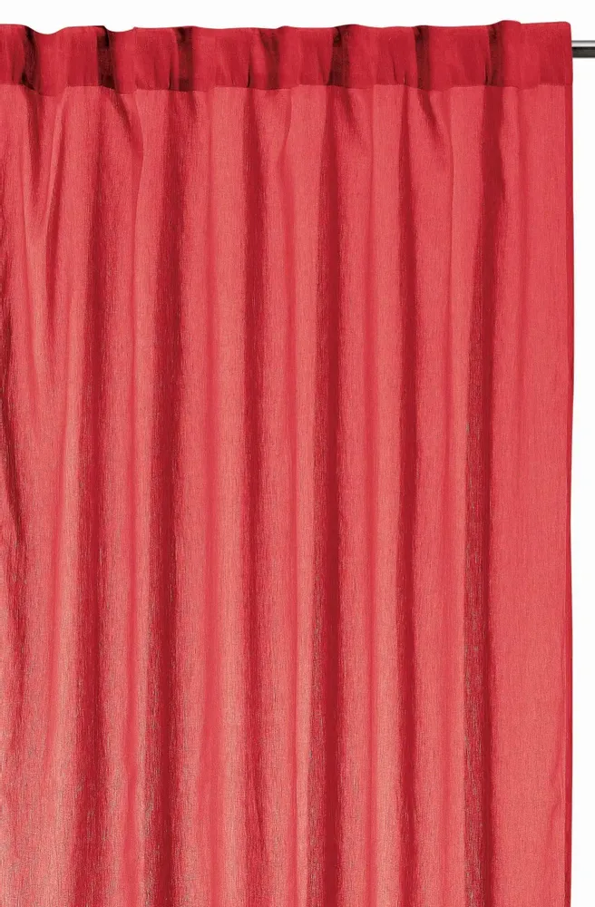 Rideaux et voilages - Rideau Zeff Groseille 140 x 280 - MAISON VIVARAISE - SDE VIVARAISE WINKLER