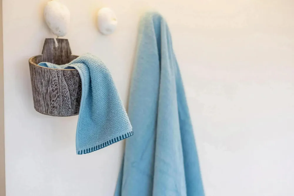 Serviettes de bain - Serviette invité Bora Quartz 30 x 50 - MAISON VIVARAISE - SDE VIVARAISE WINKLER