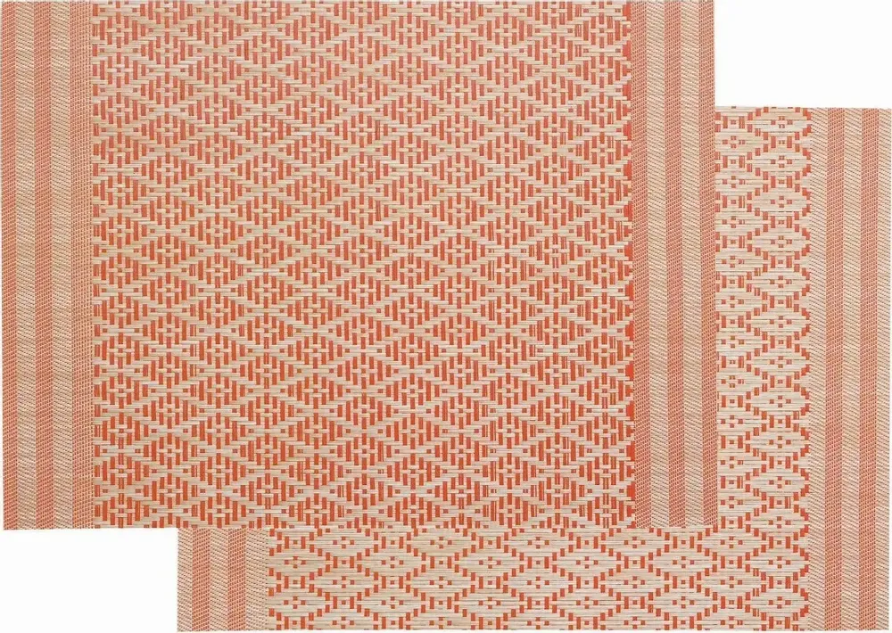 Table cloths - Kadra Placemat Set Marmelade 33 X 45 - MAISON VIVARAISE - SDE VIVARAISE WINKLER