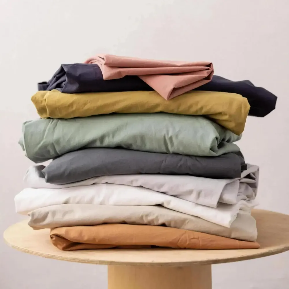 Linge de lit - Drap plat Calita Marine 240 x 300 - MAISON VIVARAISE - SDE VIVARAISE WINKLER