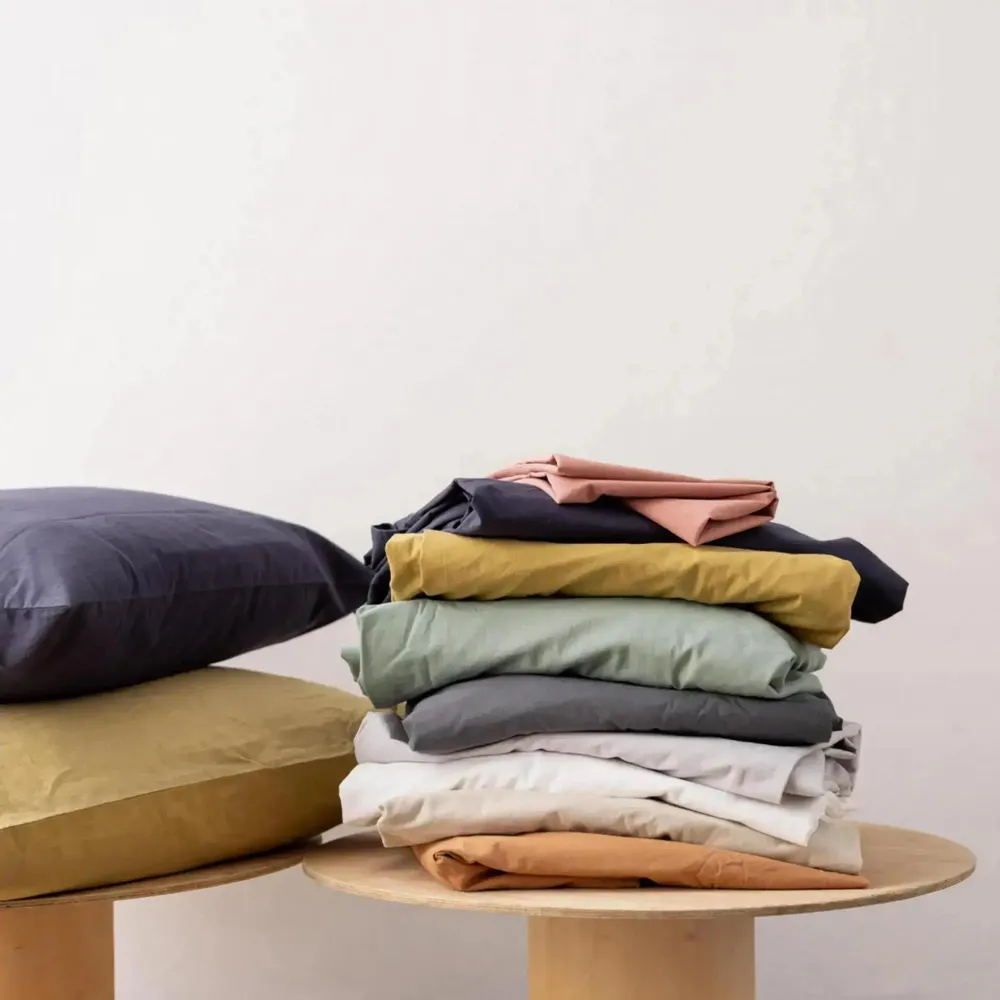 Bed linens - Calita Flat Sheet Gold 240 X 300 - MAISON VIVARAISE - SDE VIVARAISE WINKLER