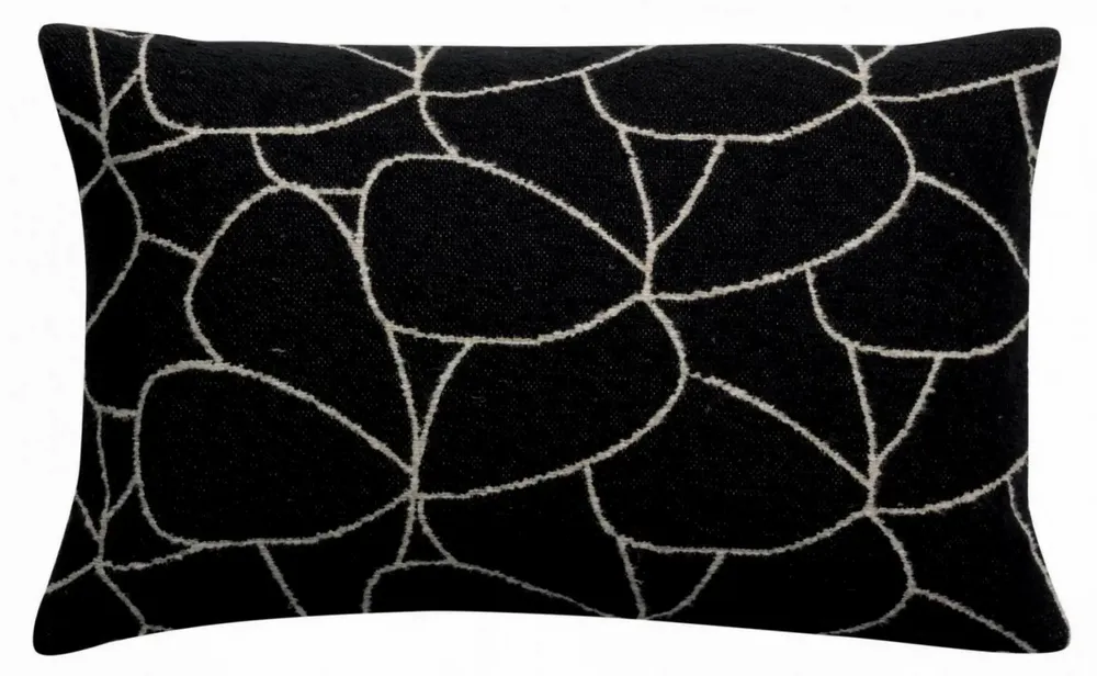Coussins - Coussin Dany Blanc/noir 40 x 65 - MAISON VIVARAISE - SDE VIVARAISE WINKLER