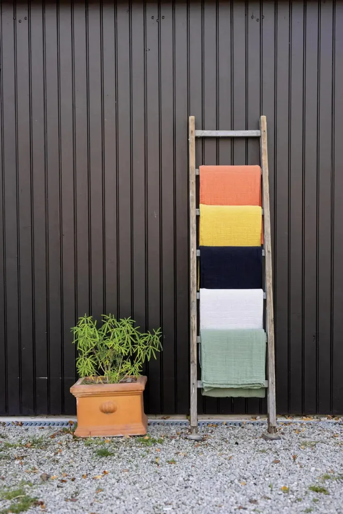 Linge de lit - Jeté recyclé Lisa Marmelade 180 x 260 - MAISON VIVARAISE - SDE VIVARAISE WINKLER