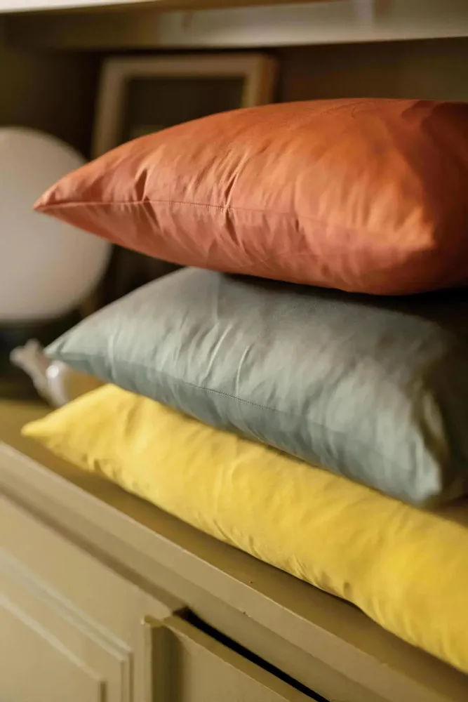 Cushions - Recycled Cushion Gianni Mirabelle 30 X 50 - MAISON VIVARAISE - SDE VIVARAISE WINKLER