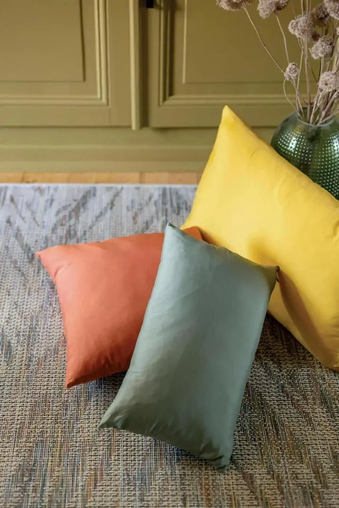 Cushions - Recycled Cushion Gianni Mirabelle 40 X 65 - MAISON VIVARAISE - SDE VIVARAISE WINKLER