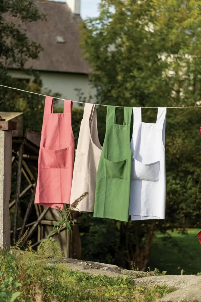 Aprons - Gen Recycled Kitchen Apron Perle 120 X 85 - MAISON VIVARAISE - SDE VIVARAISE WINKLER