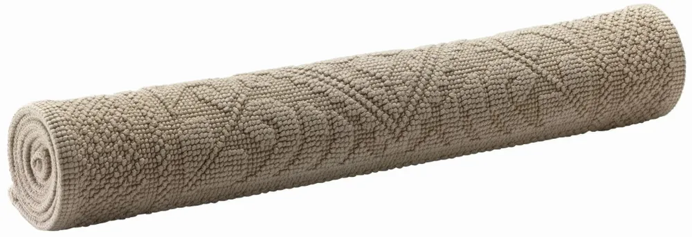 Other bath linens - Enzo Bath Mat Chamois 54 X 64 - MAISON VIVARAISE - SDE VIVARAISE WINKLER