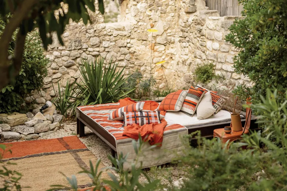 Bed linens - Bed Runner Stonewashed Zeff Eden Marmelade 90 X 240 - MAISON VIVARAISE - SDE VIVARAISE WINKLER