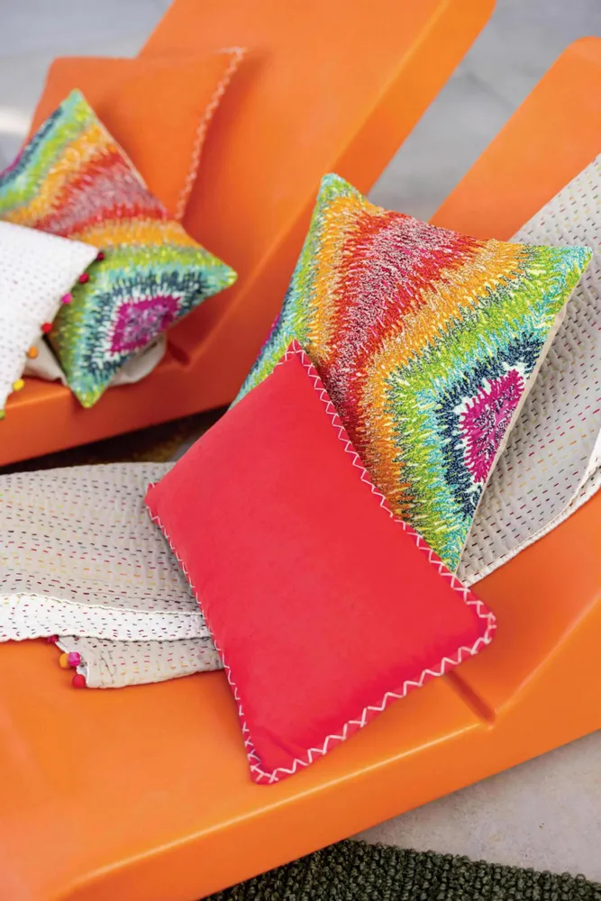 Coussins - Coussin Nala Groseille 30 x 50 - MAISON VIVARAISE - SDE VIVARAISE WINKLER