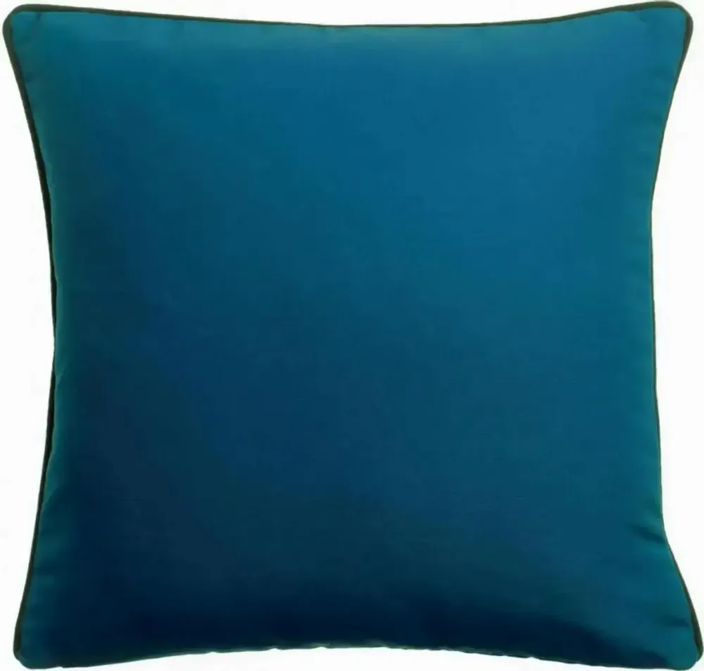 Coussins - Coussin uni Alga outdoor Indigo 45 x 45 - MAISON VIVARAISE - SDE VIVARAISE WINKLER