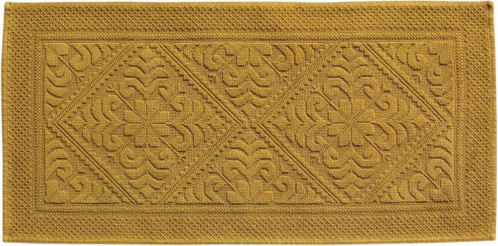 Other bath linens - Enzo Bath Mat Safran 54 X 110 - MAISON VIVARAISE - SDE VIVARAISE WINKLER