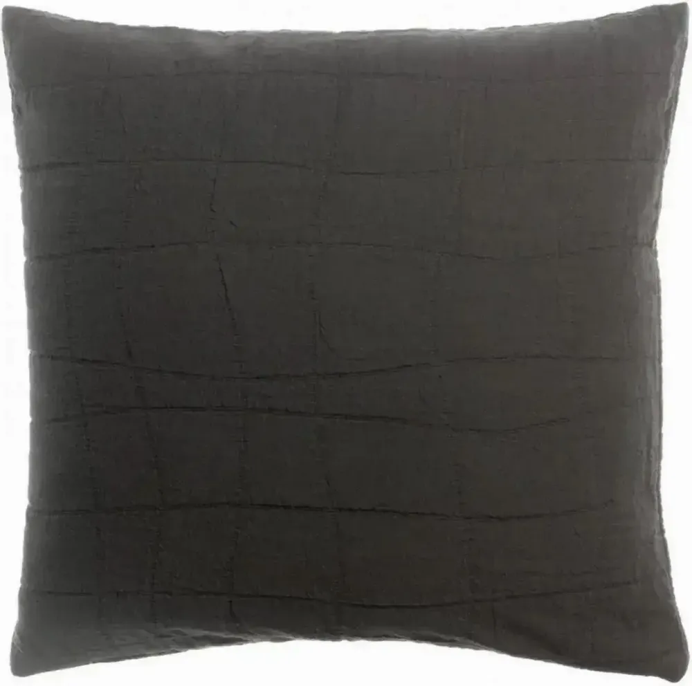 Cushions - Recycled Cushion Titou Carbone 45 X 45 - MAISON VIVARAISE - SDE VIVARAISE WINKLER