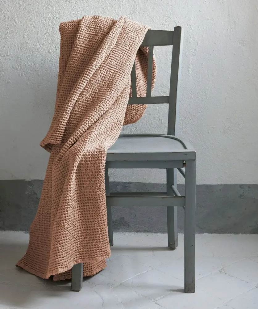 Linge de lit - Jeté recyclé Maia Dragée 260 x 260 - MAISON VIVARAISE - SDE VIVARAISE WINKLER