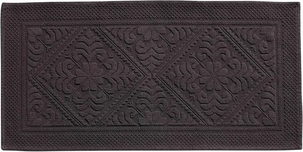 Other bath linens - Enzo Bath Mat Ébène 54 X 110 - MAISON VIVARAISE - SDE VIVARAISE WINKLER
