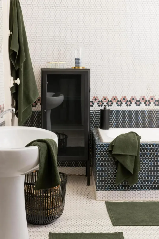 Other bath linens - Etia Bath Mat Romarin 54 X 110 - MAISON VIVARAISE - SDE VIVARAISE WINKLER