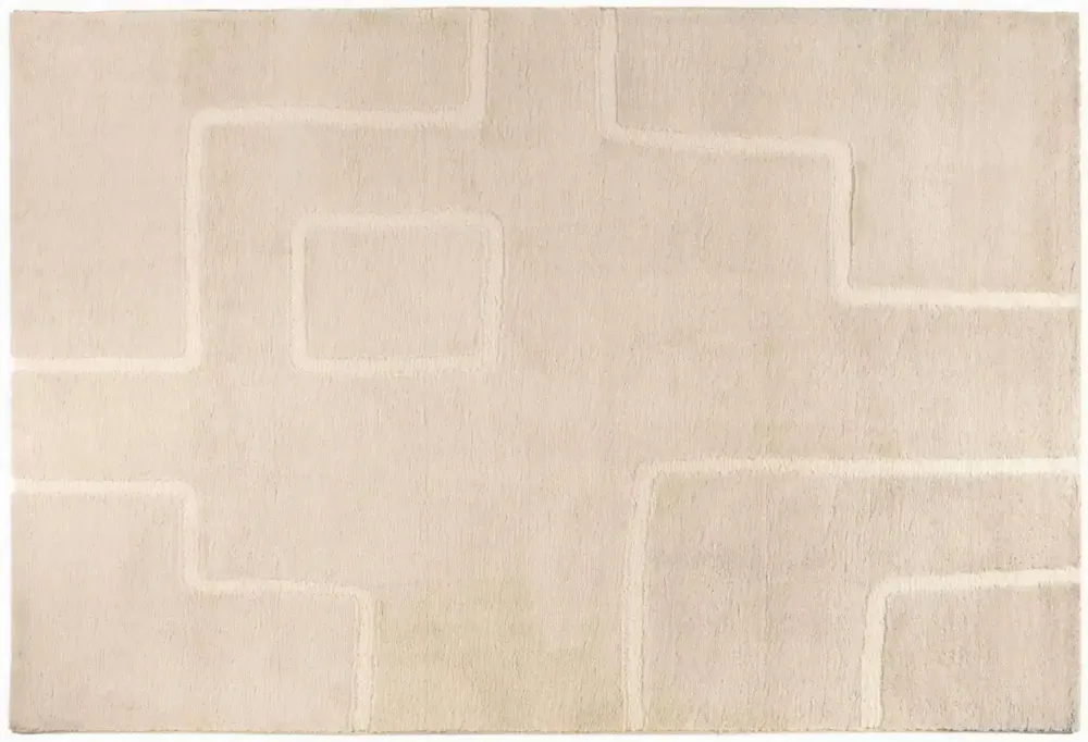 Tapis - Tapis Louisa Neige 200 x 290 x 2 cm - MAISON VIVARAISE - SDE VIVARAISE WINKLER