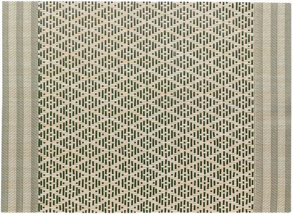 Table cloths - Kadra Placemat Set Vert sapin 33 X 45 - MAISON VIVARAISE - SDE VIVARAISE WINKLER