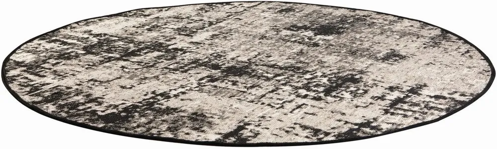 Rugs - Catania 2 Outdoor Rug Noir Diamètre 200 - MAISON VIVARAISE - SDE VIVARAISE WINKLER