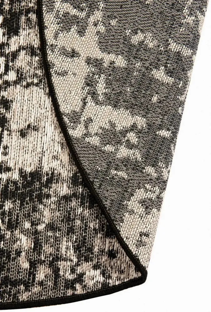 Rugs - Catania 2 Outdoor Rug Noir Diamètre 200 - MAISON VIVARAISE - SDE VIVARAISE WINKLER