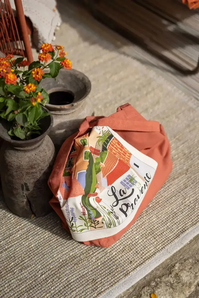 Bags and totes - Grace Recycled Shopping Bag Tomette 35 X 40 X 15 - MAISON VIVARAISE - SDE VIVARAISE WINKLER
