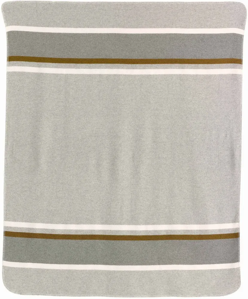 Linge de lit - Jeté jacquard recyclé Gioia Perle 240 x 260 - MAISON VIVARAISE - SDE VIVARAISE WINKLER
